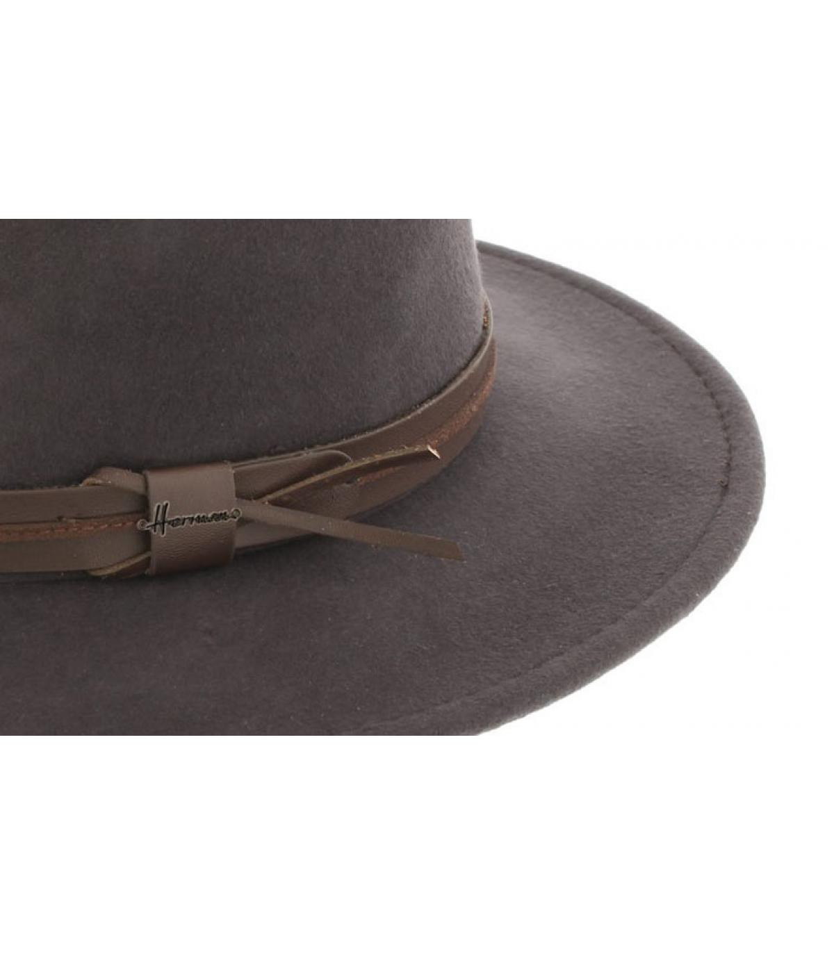 fedora grigio laine Herman